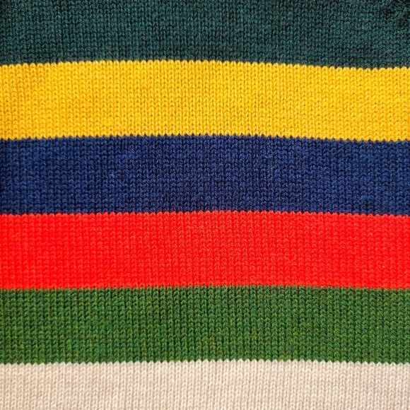 Baby GAP Toddler Boy Girl Stripe Crewneck Pullover Sweater Grey/ Multi 2T - Picture 7 of 7